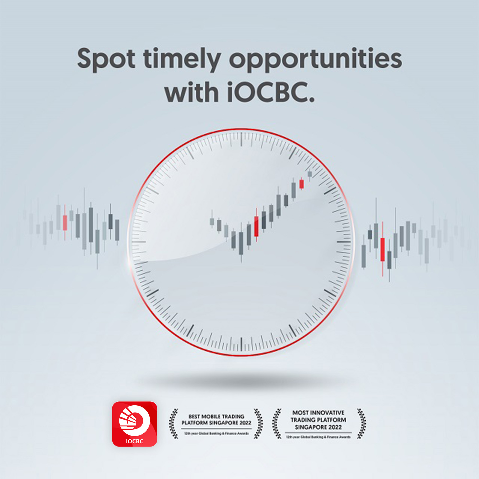 Spot timely opportunities with iOCBC trading platform